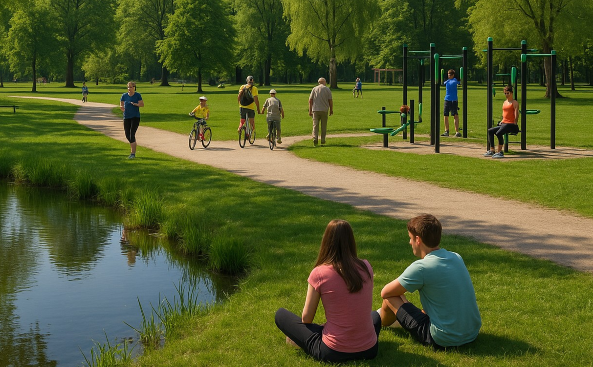 Młociński Park Kultury – zielone centrum aktywności na Bielanach