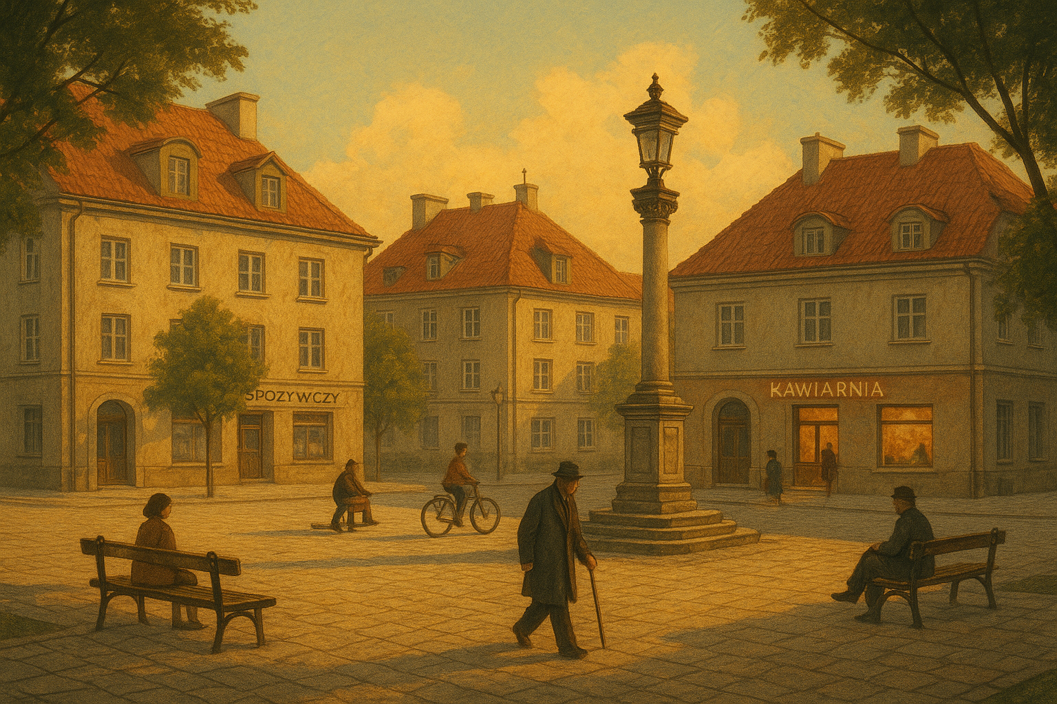 Plac Konfederacji – lokalne centrum życia Bielan